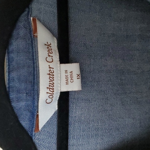 Coldwater Creek Lightweight Shirt/ Jacket Size 1X - Picture 2 of 5